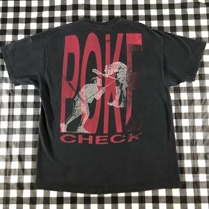 Lacrosse Poke Check Impale Stick Sport Vintage Tee